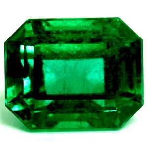 Szmaragd 2,88 ct, zielony, szlif szmaragdowy