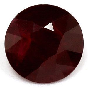 RUBY FACETED 1.25ct RED Deep Red SI REST_OF_AFRICA HEATED
