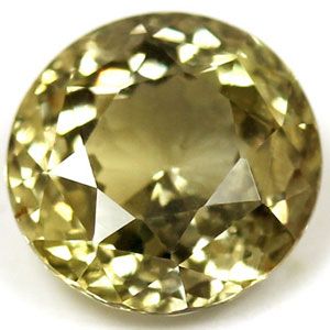 Szafir 2,18 ct, zielony, szlif okrągły