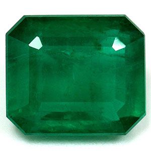 Szmaragd 3,31 ct, zielony, szlif szmaragdowy