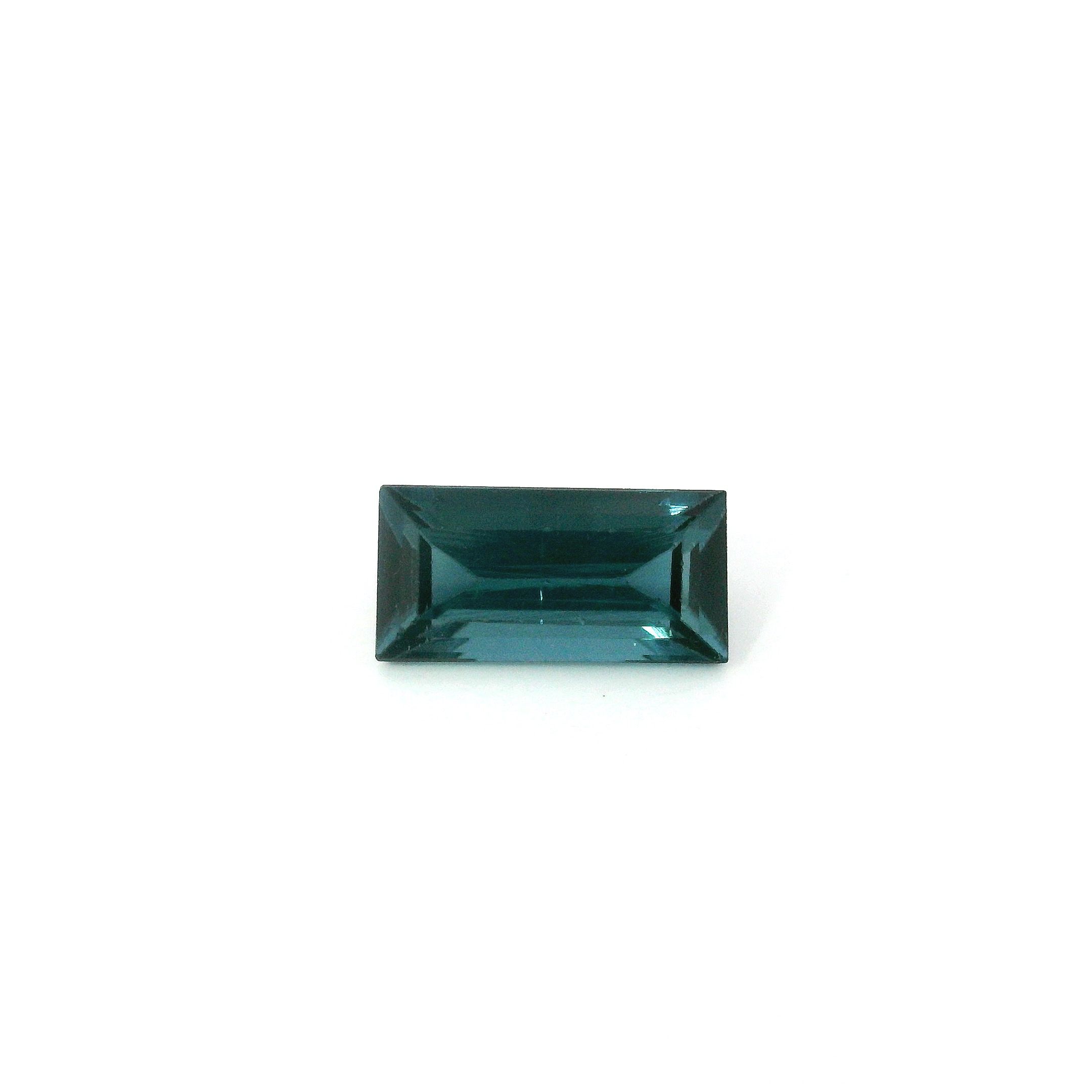 Turmalin 1,07 ct, niebieski, szlif prostokątny