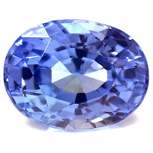 Szafir 1,25 ct, niebieski, szlif owalny