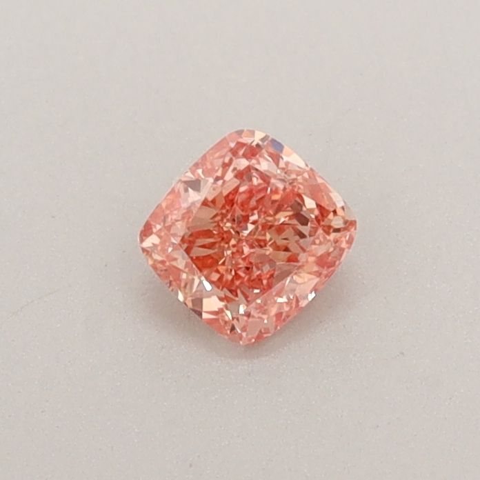0.22 CT Fancy Vivid Pink CUSHION MODIFIED