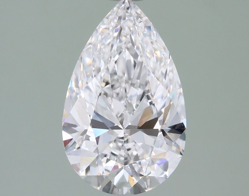1.72 carat d IF EX Cut IGI pear diamond