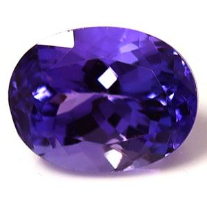 Tanzanit 2,05 ct, niebieski, szlif owalny