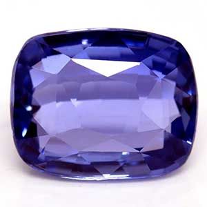 Szafir 3,36 ct, niebieski, szlif cushion