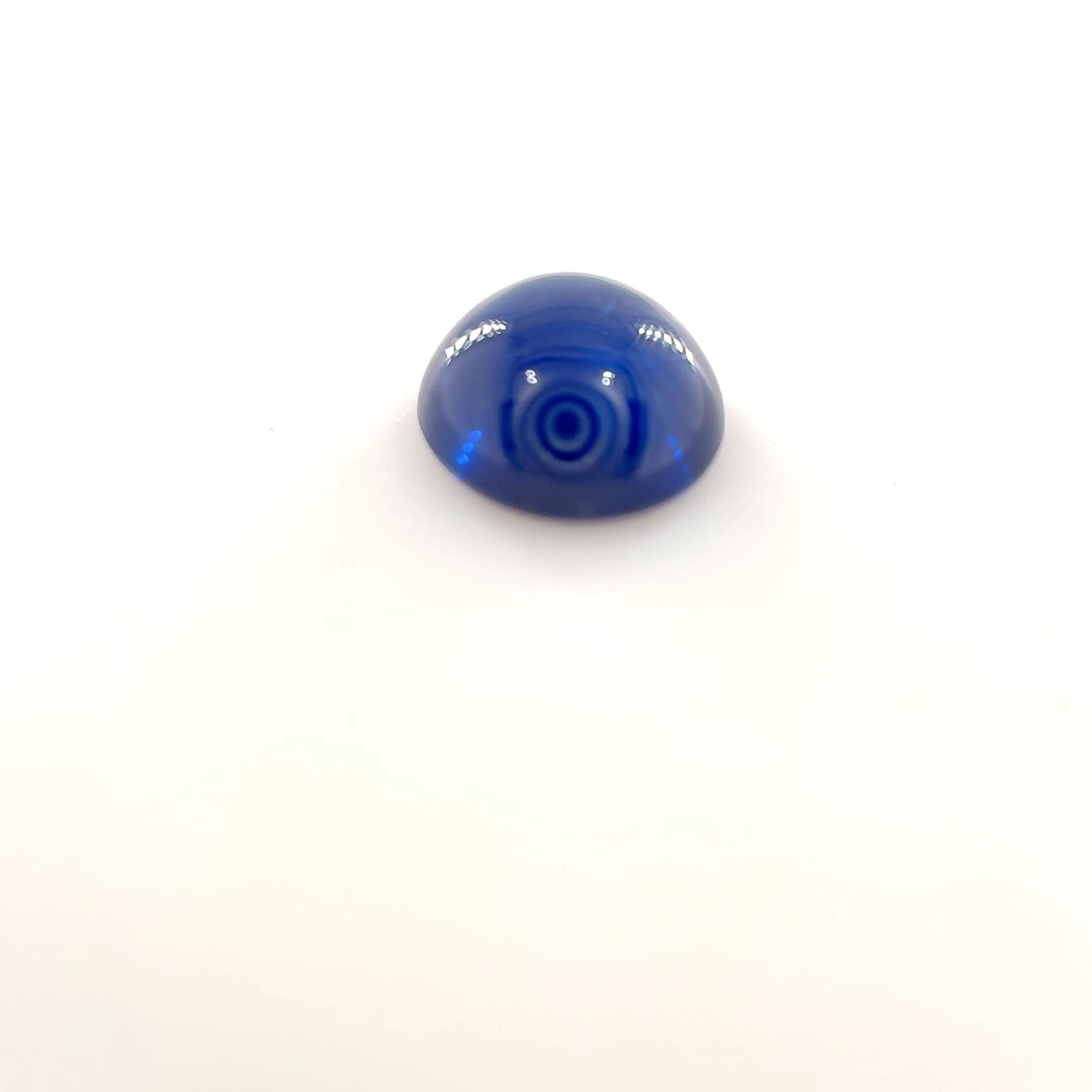 Szafir 1,10 ct, niebieski, kaboszon