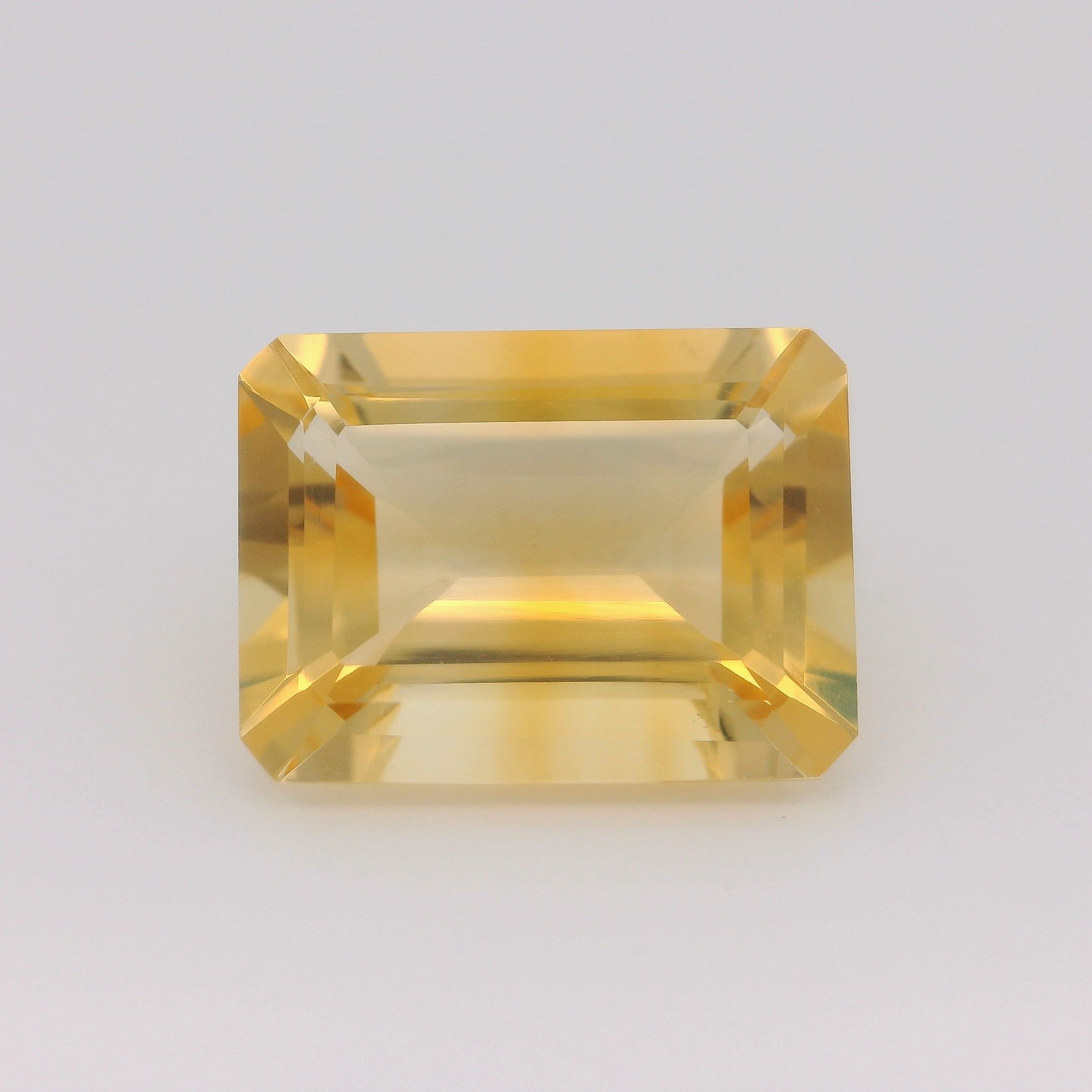 Cytryn 10,37 ct, żółty, szlif ośmiokątny