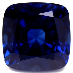 Szafir 4,78 ct, niebieski, szlif cushion