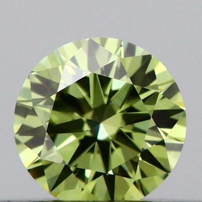 0.2 CT Fancy Vivid Green ROUND