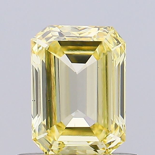 0.66 CT Fancy Intense Yellow EMERALD
