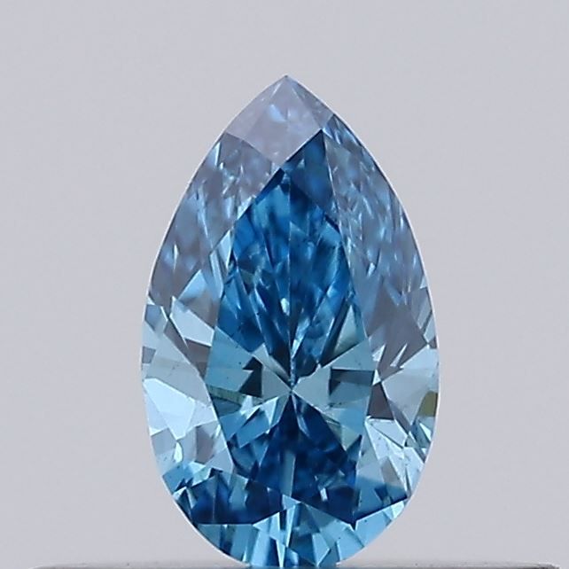 0.2 CT Fancy Vivid Blue PEAR