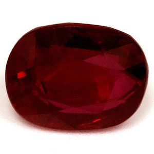 Rubin 2,03 ct, czerwony, szlif owalny