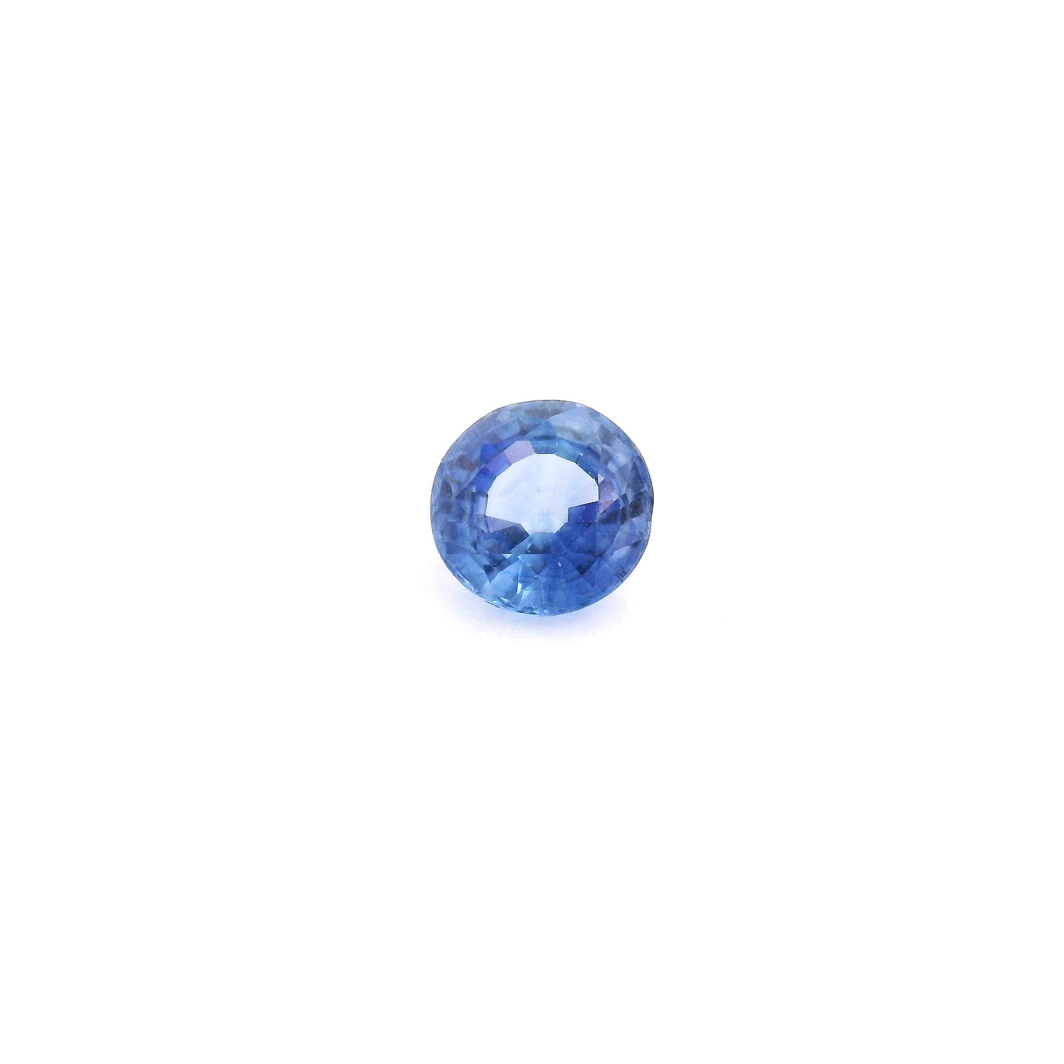 SAPPHIRE FACETED 0.71ct BLUE Medium Intense EC SRILANKA HEATED