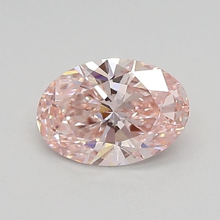 0.64 CT Fancy Intense Pink OVAL