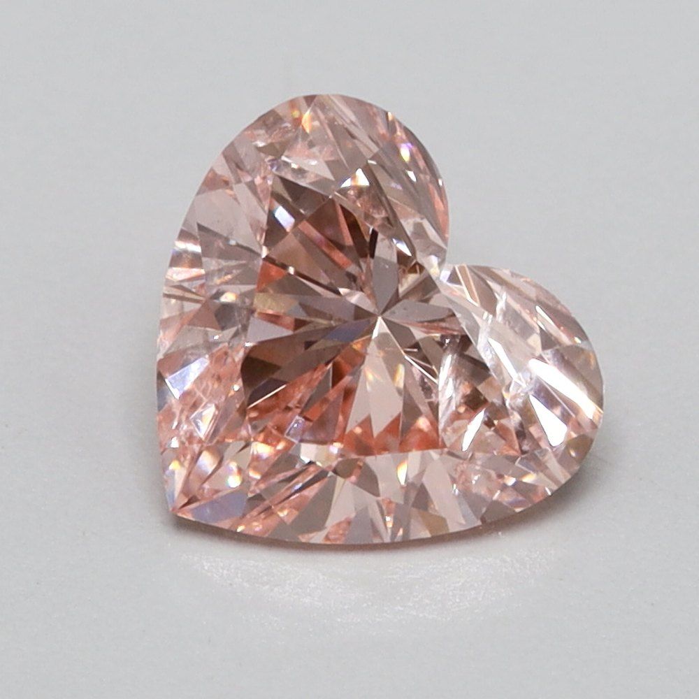 0.52 CT Fancy Vivid Pink HEART