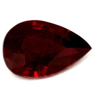 RUBY FACETED 0.57ct RED Pigeon Blood Red SI REST_OF_AFRICA HEATED