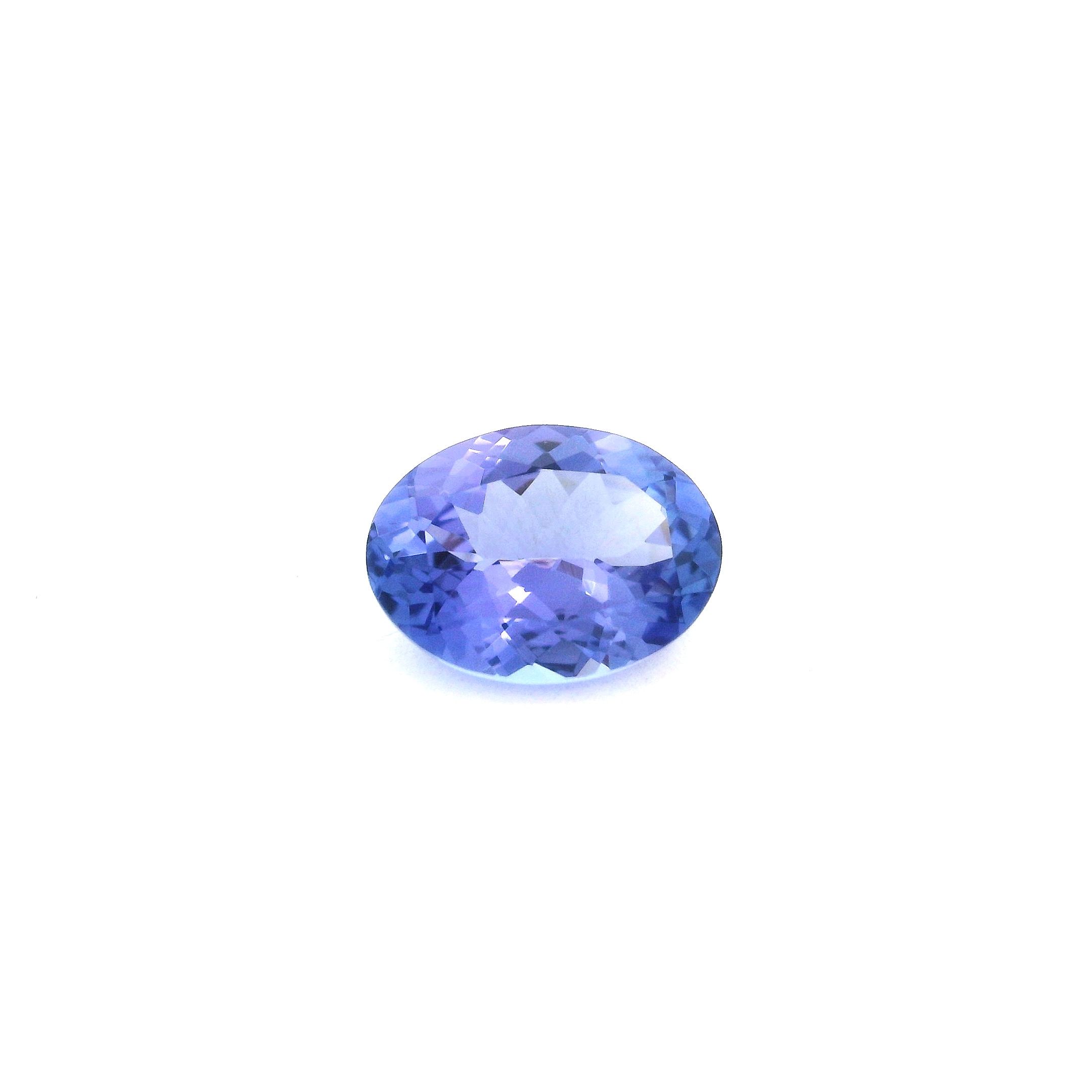 TANZANITE FACETED 1.88ct BLUE Intense EC TANZANIA HEATED