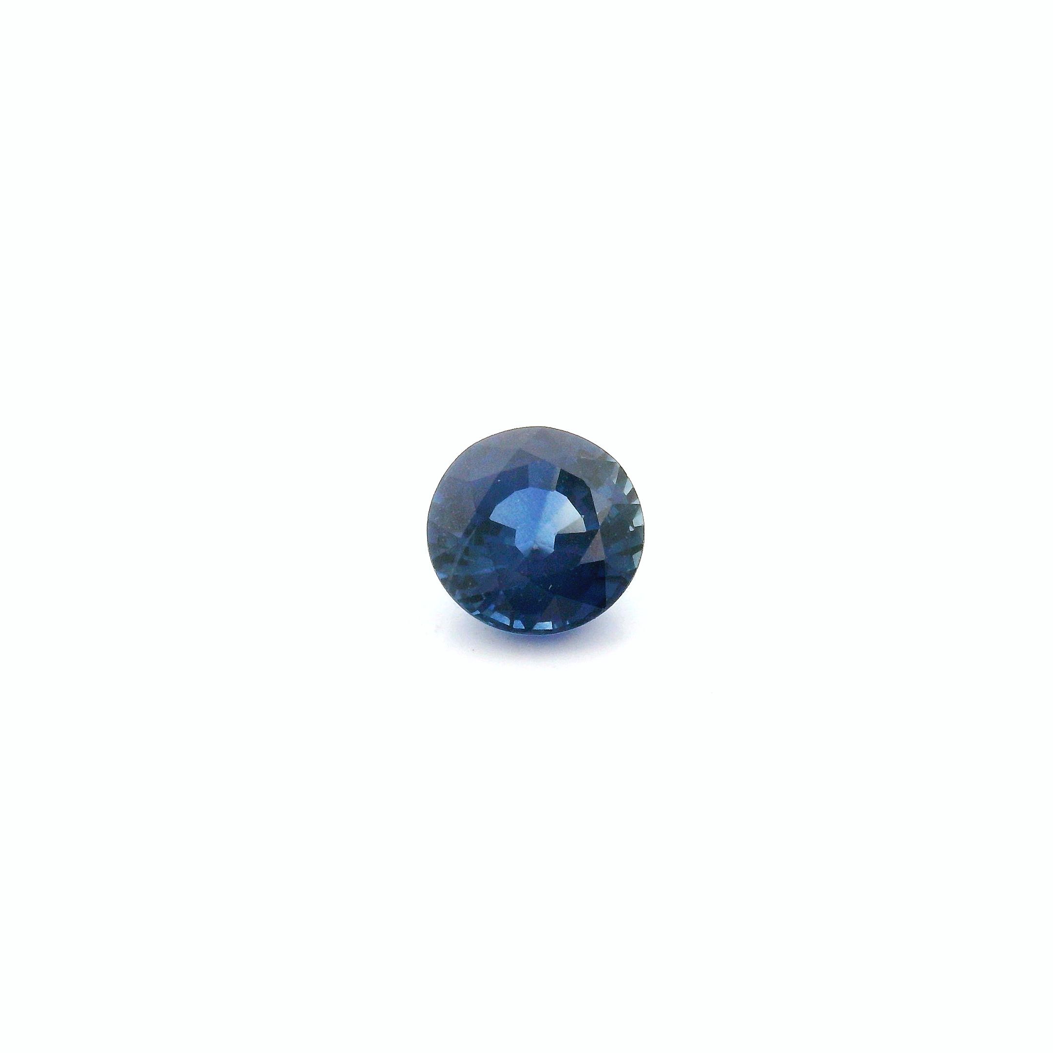 0.72 ct Round sapphire