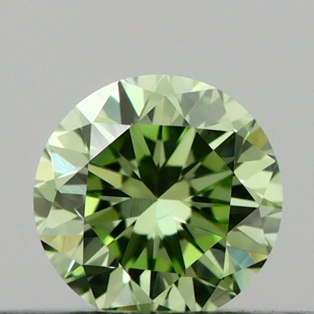0.21 CT Fancy Vivid Green ROUND