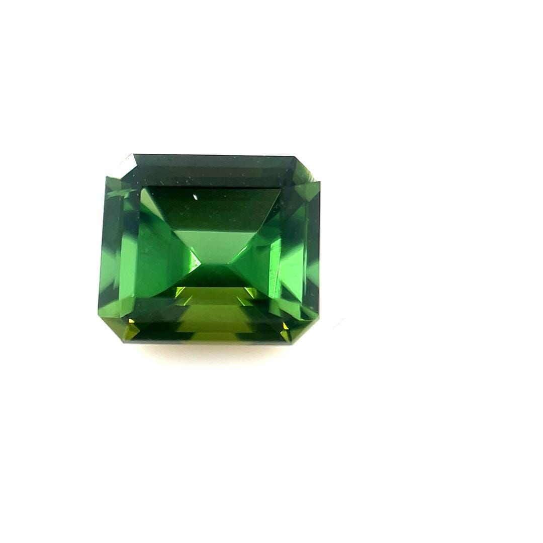 Turmalin 1,08 ct, zielony, szlif szmaragdowy