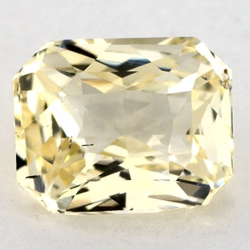 Szafir 2,06 ct, żółty, szlif radiant