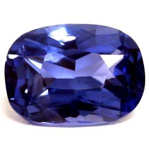 Szafir 3,08 ct, niebieski, szlif cushion