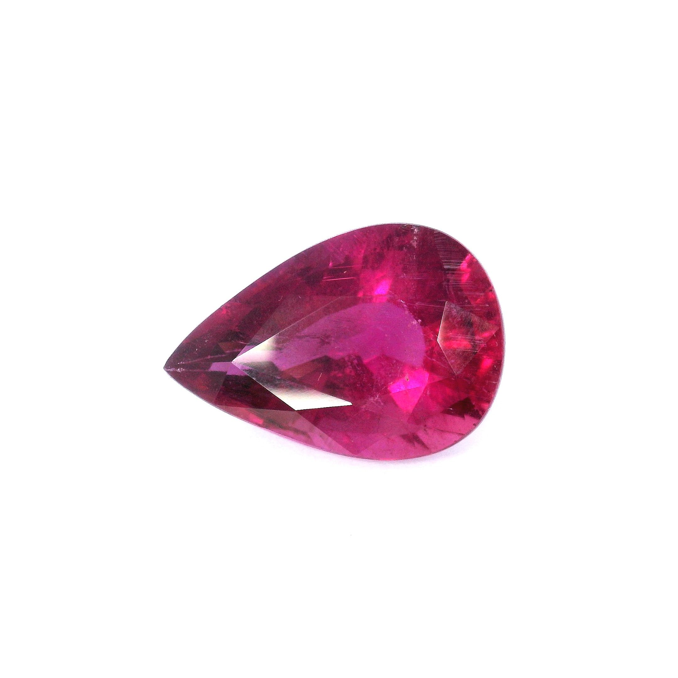 12.52 ct Pear tourmaline