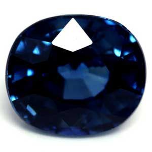 Szafir 1,79 ct, niebieski, szlif owalny