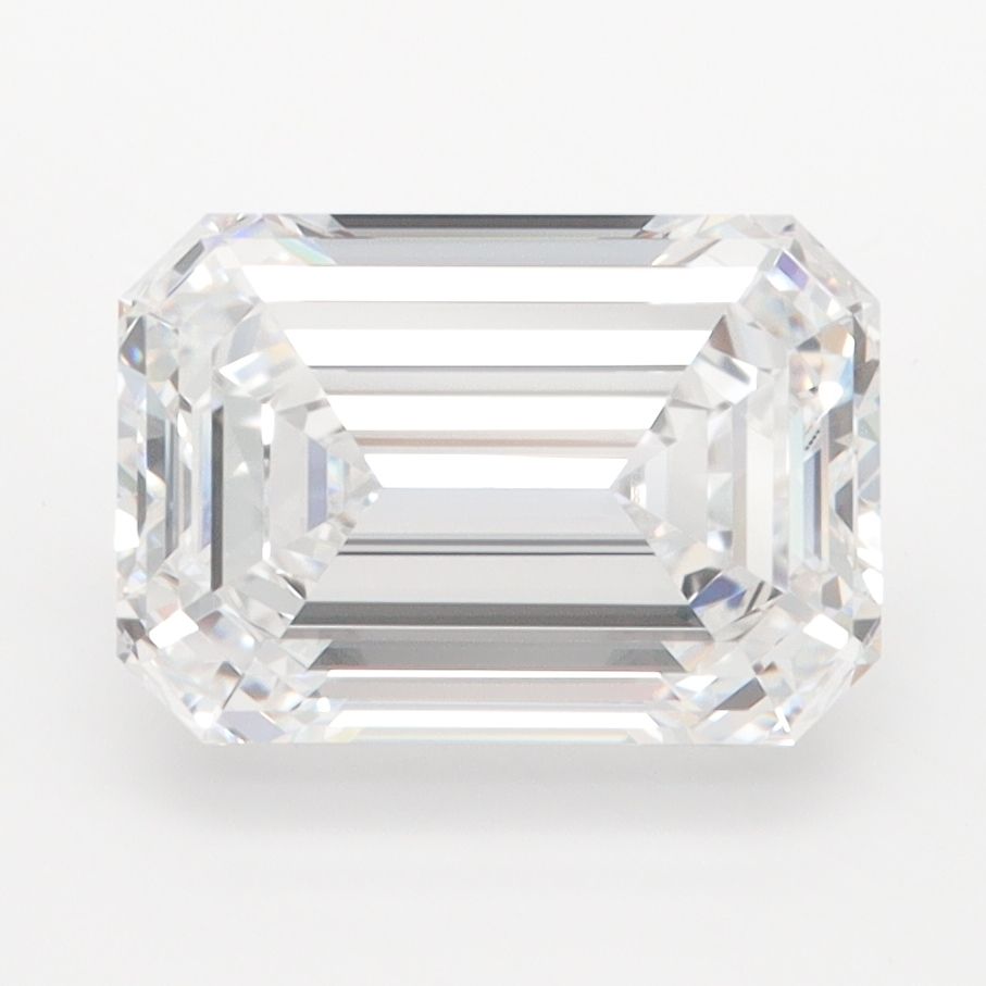 Diamant Émeraude 2.90 ct - Couleur D - Pureté VVS1
