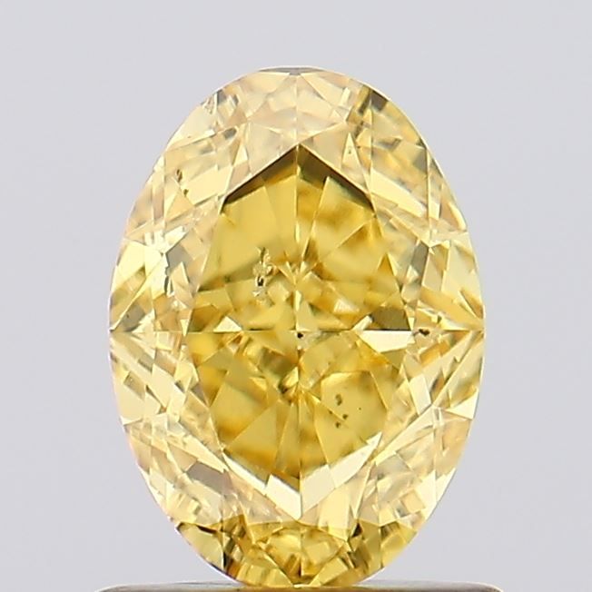 1.05 CT Fancy Vivid Yellow OVAL