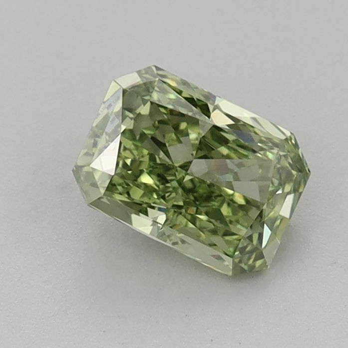 0.81 CT Fancy Vivid Green RADIANT