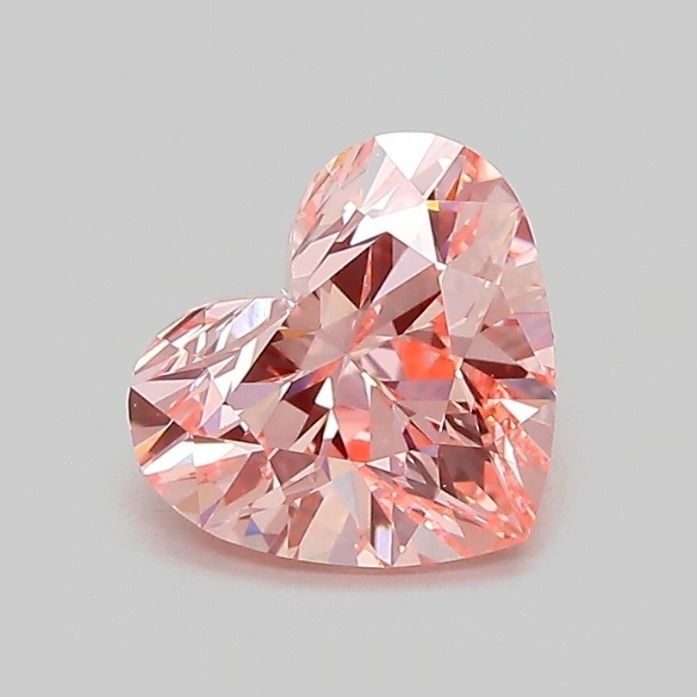 1.29 CT Fancy Intense Pink HEART