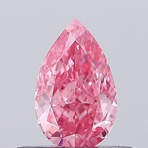 0.38 CT Fancy Intense Pink PEAR