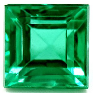 Szmaragd 2,39 ct, zielony, szlif kwadratowy