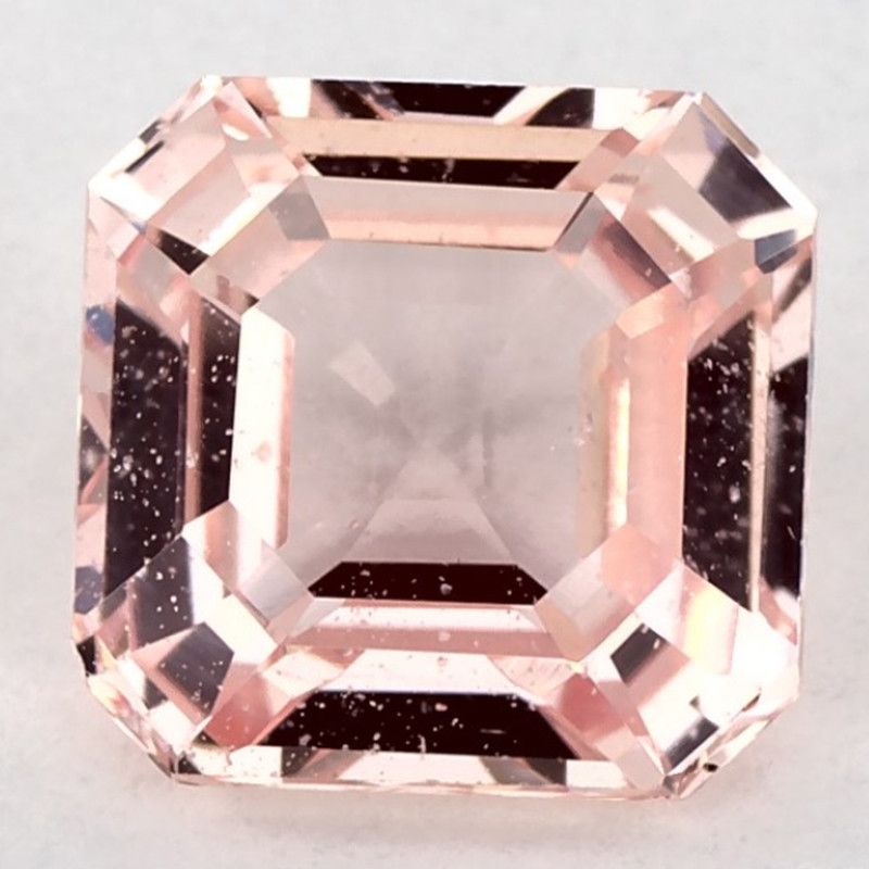 Szafir 1,60 ct, różowy, szlif ośmiokątny