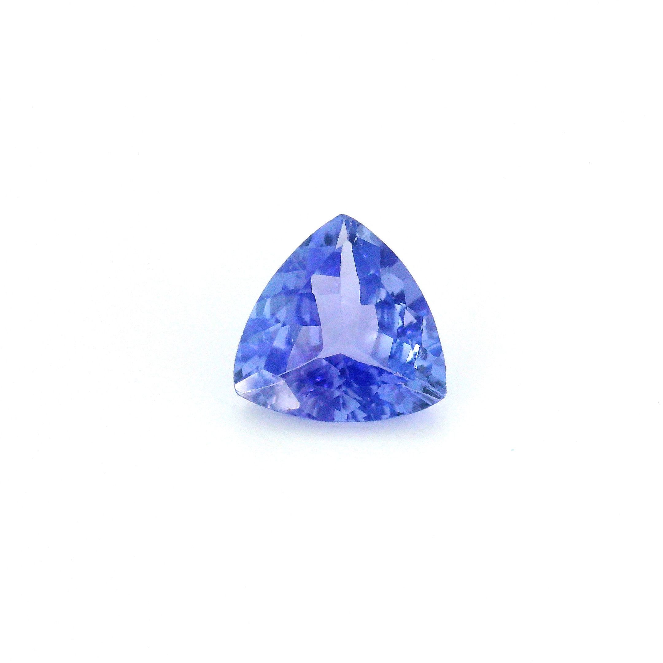 Tanzanit 1,77 ct, niebieski, szlif trójkątny
