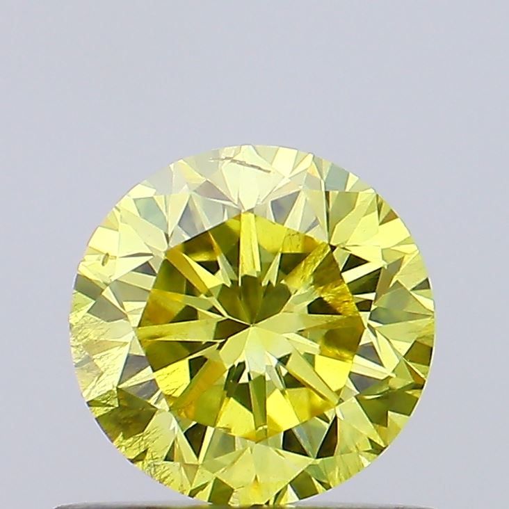 0.7 CT Fancy Vivid Yellow ROUND