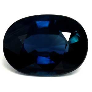 Szafir 1,33 ct, niebieski, szlif owalny