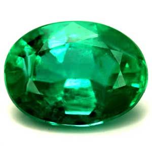 Szmaragd 1,68 ct, zielony, szlif owalny