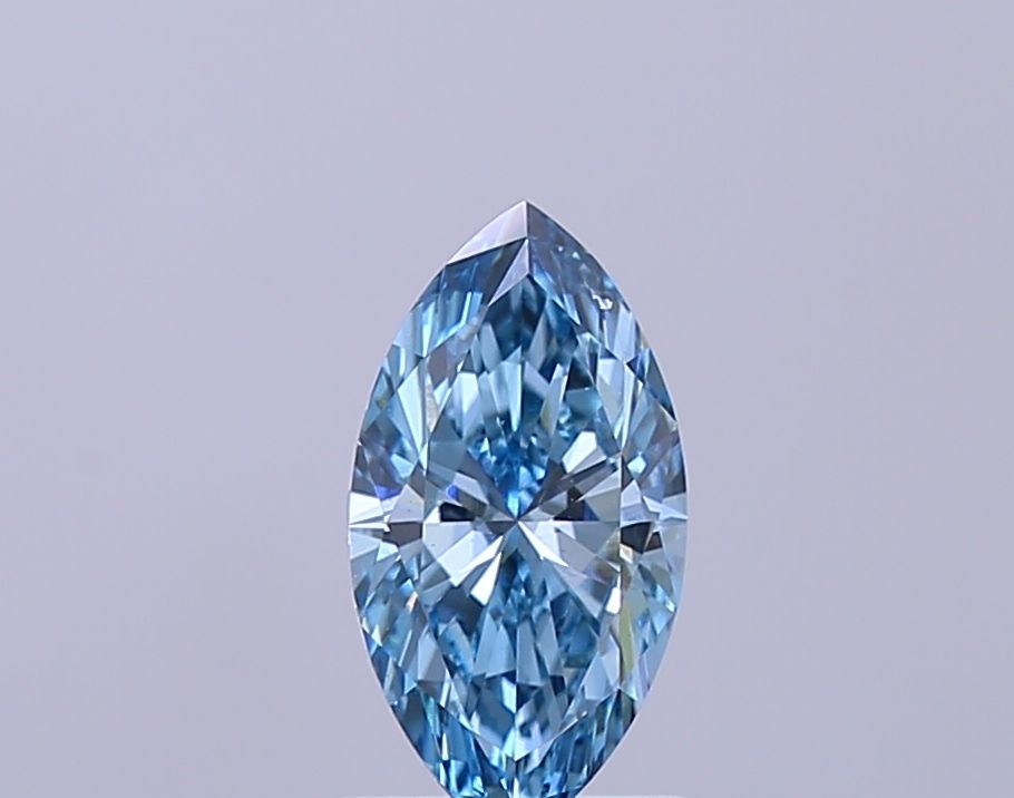 1.0 CT Fancy Vivid Blue MARQUISE