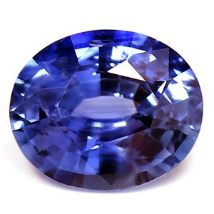 Szafir 1,10 ct, niebieski, szlif owalny