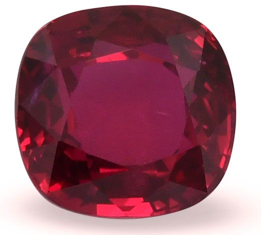 3.36 ct Cushion ruby