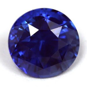 Szafir 1,57 ct, niebieski, szlif okrągły