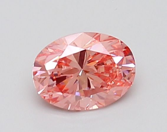 0.92 CT Fancy Intense Brownish Pink OVAL