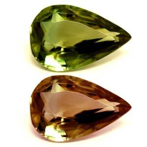 ALEXANDRITE FACETED 1.05ct GREEN Yellowish green to Brownish Purple EC REST_OF_AFRICA NONE