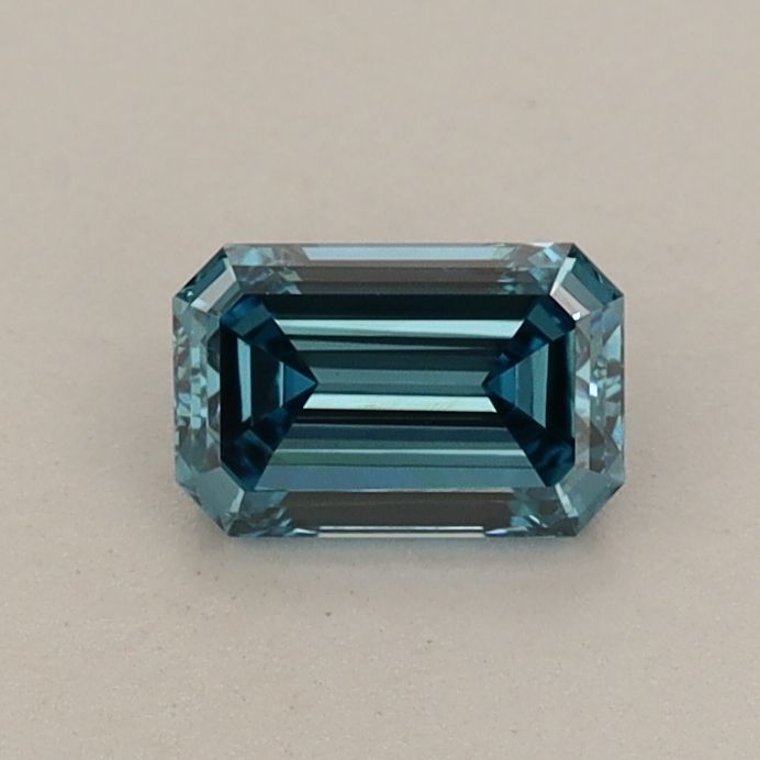 0.52 CT Fancy Vivid Blue EMERALD