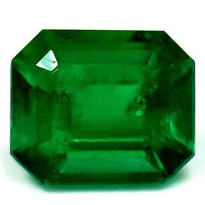 Szmaragd 1,31 ct, zielony, szlif szmaragdowy