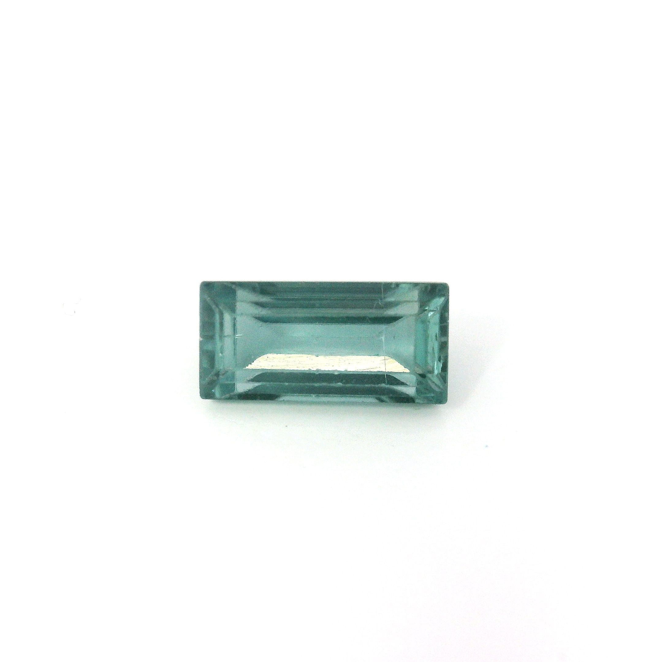 Turmalin 1,90 ct, niebieski, szlif prostokątny