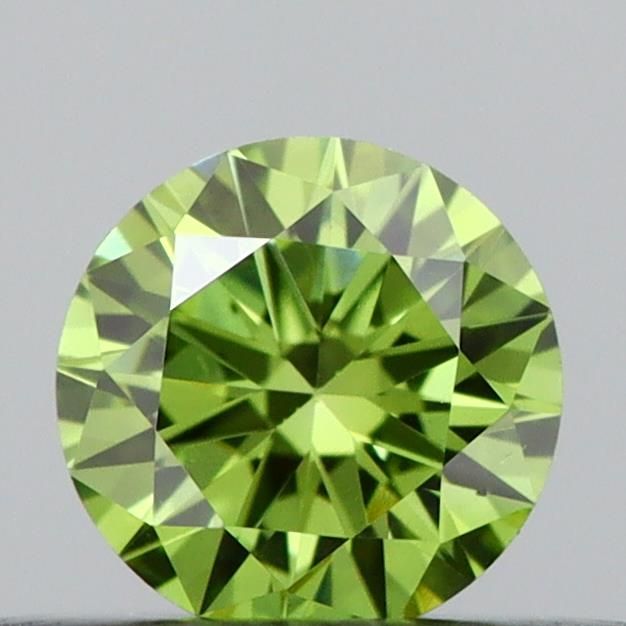 0.26 CT Fancy Vivid Green ROUND